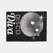 Disco Ball Disco Diva Queen3 Fleece Deken (Voorkant (Horizontaal))