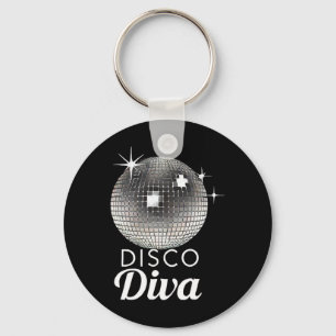 Disco Ball Disco Diva Queen3 Sleutelhanger