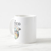 Disco Ball Disco Diva Queen - 70s Retro  Da Koffiemok (Voorkant links)