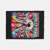 Disco Ball Disco Diva Queen Fleece Deken (Voorkant (Horizontaal))