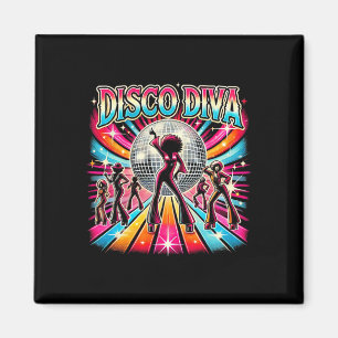 Disco Ball Disco Diva Queen Magneet