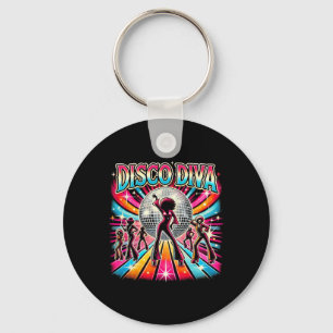 Disco Ball Disco Diva Queen Sleutelhanger