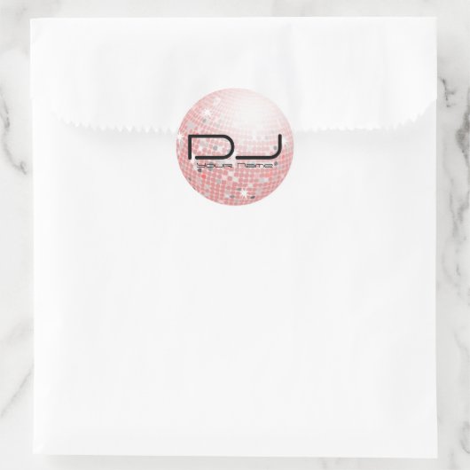 Disco Ball DJ Sticker (Tas)