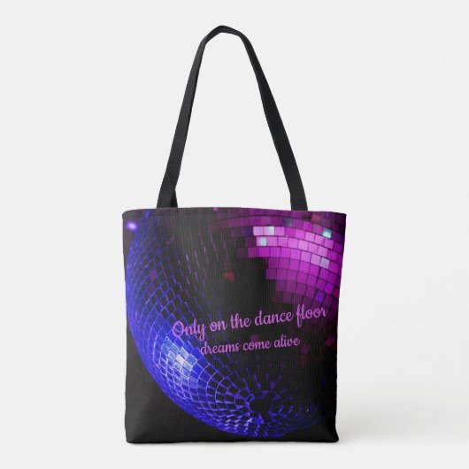 Disco Ball Dreams Canvas tas (Achterkant)