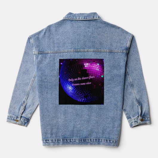 Disco Ball Dreams Denim Jacket (Achterkant)