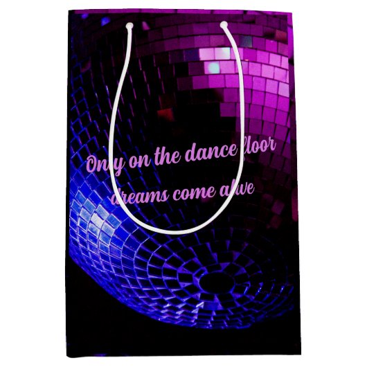 Disco Ball Dreams Medium Cadeauzakje (Voorkant)