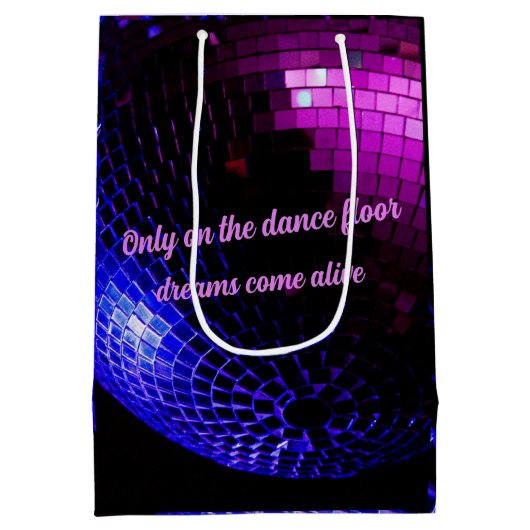 Disco Ball Dreams Medium Cadeauzakje (Achterkant)