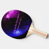 Disco Ball Dreams Tafeltennisbatje (Zijkant)