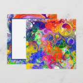 Disco Ball Electricity Fluid Art (Voorkant / Achterkant)