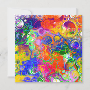 Disco Ball Electricity Fluid Art