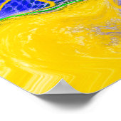 Disco Ball Electricity Fluid Art Poster (Hoek)