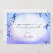 Disco Ball Eras Verjaardagsfeestje Dank je kaart (Achterkant)