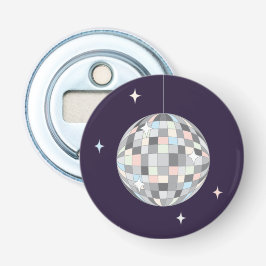Disco Ball - flesopener Button Flesopener