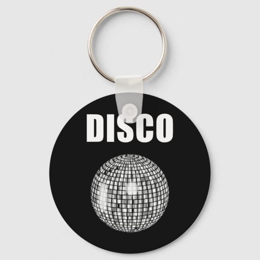 Disco Ball for Funky Soul Music Lovers Sleutelhanger (Voorkant)