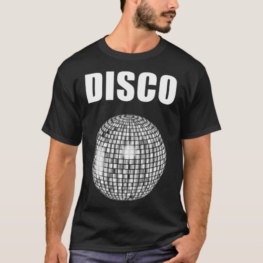Disco Ball for Funky Soul Music Lovers T-shirt (Voorkant)