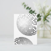 Disco Ball Fun Retro Briefkaart (Staand voorkant)