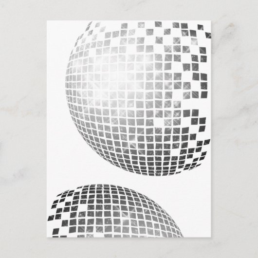 Disco Ball Fun Retro Briefkaart (Voorkant)