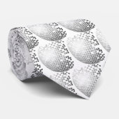 Disco Ball Fun Retro Stropdas (Opgerold)