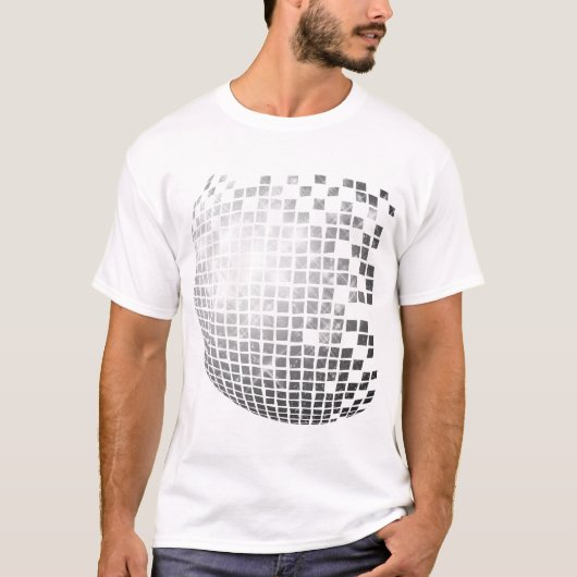 Disco Ball Fun Retro T-Shirt (Voorkant)