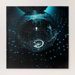 Disco Ball Glare, Nachtclub Achtergrond. Legpuzzel