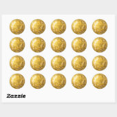 Disco Ball Gold Sticker (Vel)