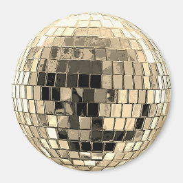 Disco Ball - Goud Magneet