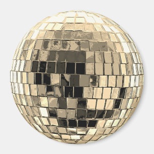 Disco Ball - Goud Magneet