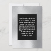 Disco Ball Graduation Party Kaart (Achterkant)