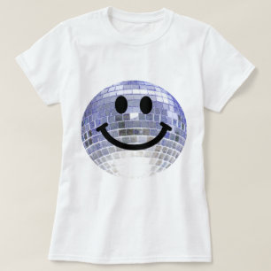 Disco Ball Happy Face T-shirt