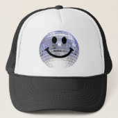 Disco Ball Happy Face Trucker Pet (Voorkant)