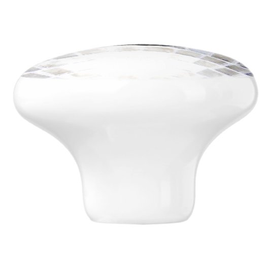 Disco Ball Happy Keramische Knop (Zijkant)