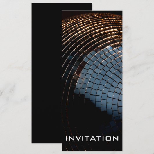 Disco Ball Kaart (Voorkant / Achterkant)