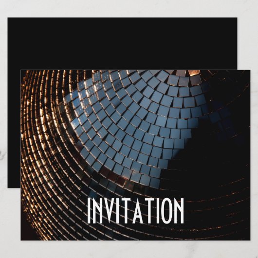 Disco Ball Kaart (Voorkant / Achterkant)