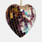 Disco Ball Keramisch Ornament (Rechts)