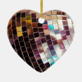 Disco Ball Keramisch Ornament (Voorkant)