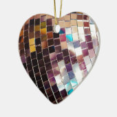 Disco Ball Keramisch Ornament (Links)