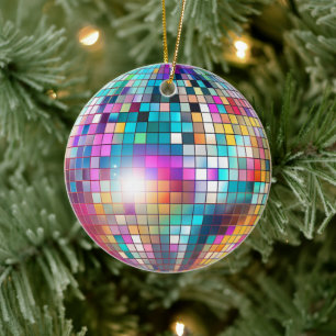 Disco Ball Keramisch Ornament