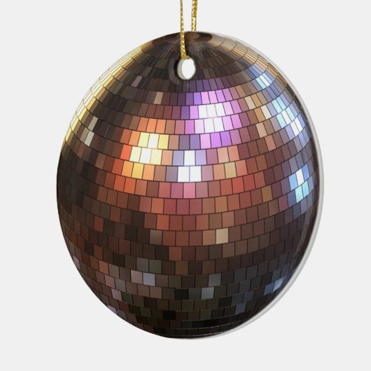 Disco Ball Keramisch Ornament (Links)