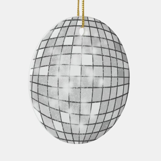 Disco Ball Keramisch Ornament (Rechts)