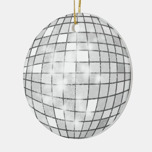 Disco Ball Keramisch Ornament (Links)