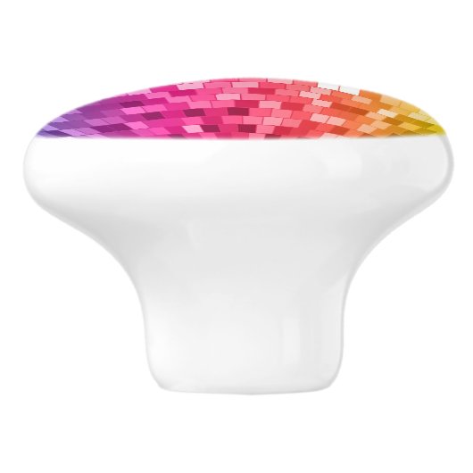 Disco ball keramische knop (Zijkant)