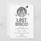 Disco Ball Laatste Disco Bachelorette Weekend Part Kaart (Voorkant)