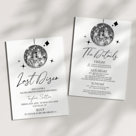 Disco Ball Laatste Disco Bachelorette Weekend Part Kaart