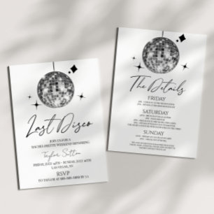 Disco Ball Laatste Disco Bachelorette Weekend Part Kaart