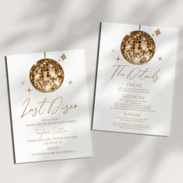 Disco Ball Laatste Disco Bachelorette Weekend Part Kaart