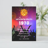 Disco Ball | Laten we feesten zoals het is | Geboo Kaart (Staand voorkant)