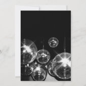 Disco Ball Lights Afstuderen Kaart (Achterkant)