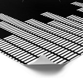 Disco Ball met Wings Poster (Hoek)