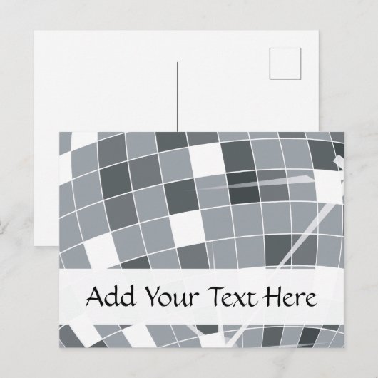 Disco Ball, Mirror Ball, Club, Nightclub, Party Briefkaart (Voorkant / Achterkant)