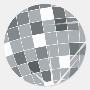 Disco Ball, Mirror Ball, Club, Nightclub, Party Ronde Sticker
